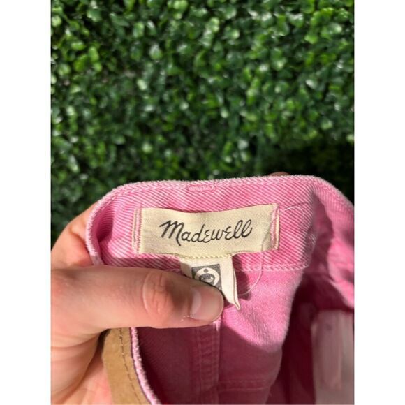 Madewell Pink Baggy Straight Jeans Sz 25 - Picture 3 of 5